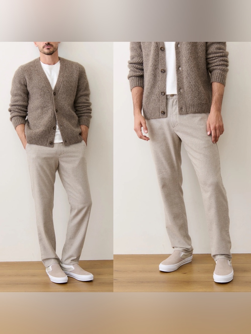 NWT Marine Layer Saturday Houndstooth Slim Straight Chino
